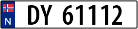 Truck License Plate